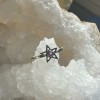 Amethyst Star Ring, Sterling Amethyst Star Ring, Sterling