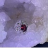 Bague Tortue Grenat, Sterling Bague Tortue Grenat, Sterling