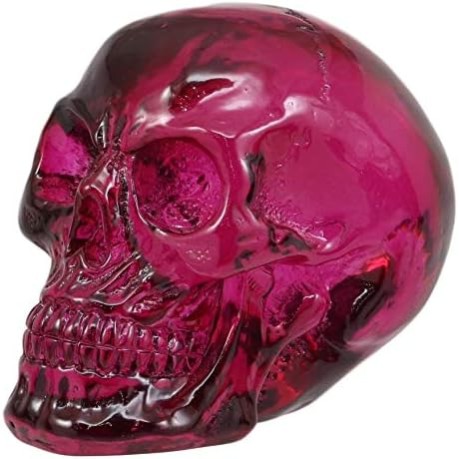 Crâne miniature, violet magenta Crâne miniature, violet magenta