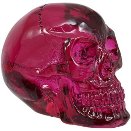 Crâne miniature, violet magenta Crâne miniature, violet magenta