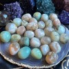 Green Flower Agate, Tumbled Green Flower Agate, Tumbled