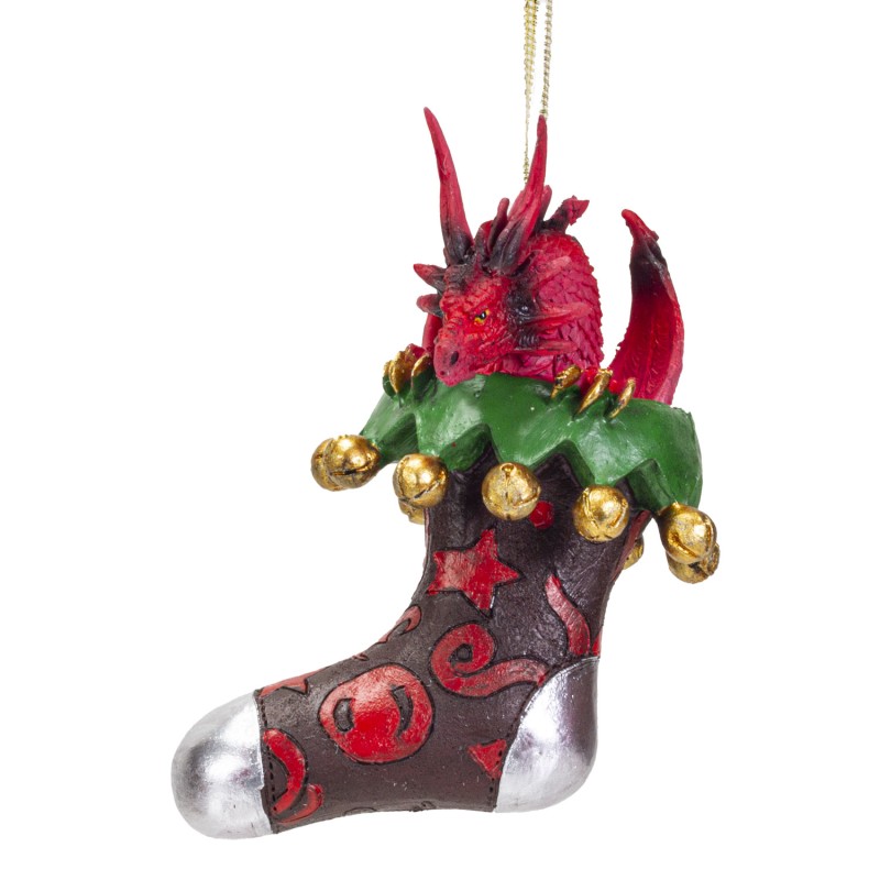 Dragon Yule Ornament: Dragon Stocking Dragon Yule Ornament: Dragon Stocking