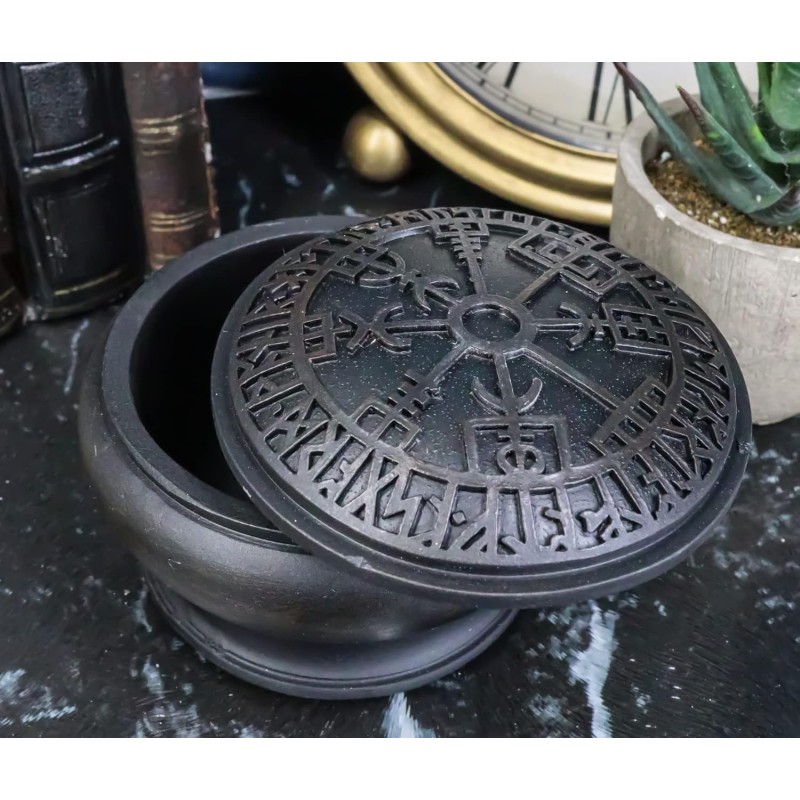 Boîte de bibelots viking Vegvisir Boîte de bibelots viking Vegvisir