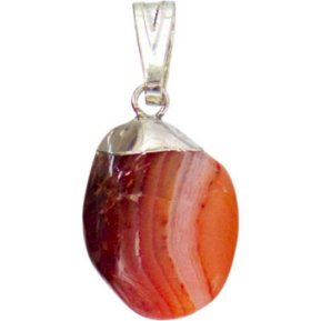 Carnelian Tumble Pendant Carnelian Tumble Pendant