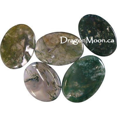Stone vous inquiétez pas : Agate mousse verte Stone vous inquiétez pas : Agate mousse verte