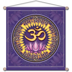 Drapeau de méditation: Aum Nimah Shivaya
