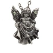 Angel Pendant, Crystals Angel Pendant, Crystals
