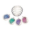 Silver Gemstone Cage Pendant Silver Gemstone Cage Pendant