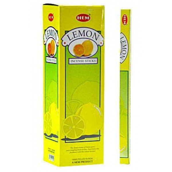 Bâtonnets d'encens citron, 8 gr
