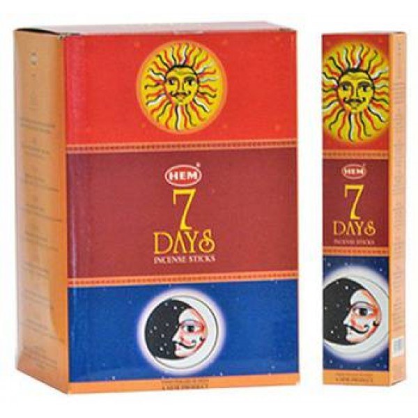 Seven Day Incense Sticks, 20 gr