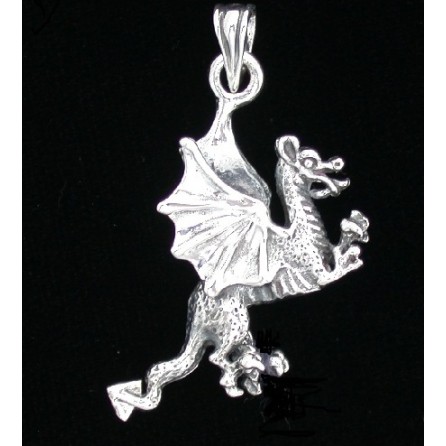 Flying Dragon Pendant, Sterling Flying Dragon Pendant, Sterling