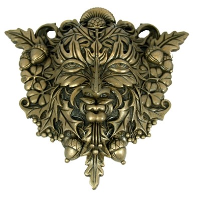 Greenman Plaque, Bronze Greenman Plaque, Bronze