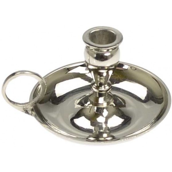 Old Fashioned Chime Candle Holder, Silver-tone