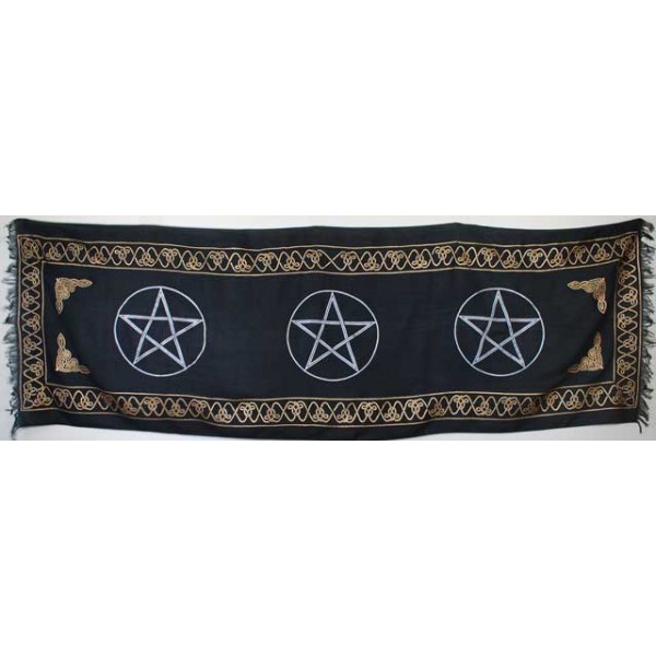 Runner Style Pentacle Altar Cloth