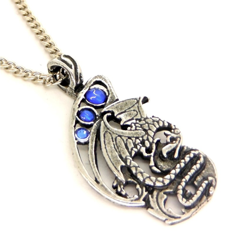 Fire & Ice Dragon Pendant