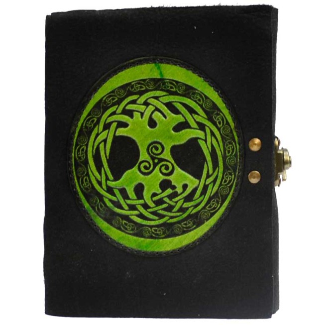 Journal de druide arbre de vie - noir/vert Journal de druide arbre de vie - noir/vert