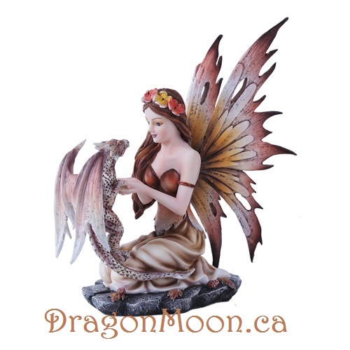 Autumn Fairy & Statue de Dragon Autumn Fairy & Statue de Dragon