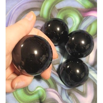 Noir obsidienne sphère ~ Protection contre les énergies plus basses Noir obsidienne sphère ~ Protection contre les énergies plus basses