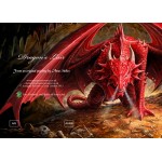 Anne Stokes Fantasy carte de voeux - l’antre du Dragon