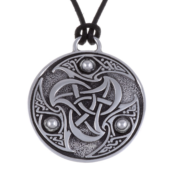 Interlacing Triscele Celtic Pendant