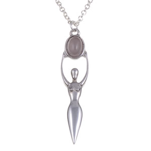 Goddess & Rose Quartz Pendant Goddess & Rose Quartz Pendant