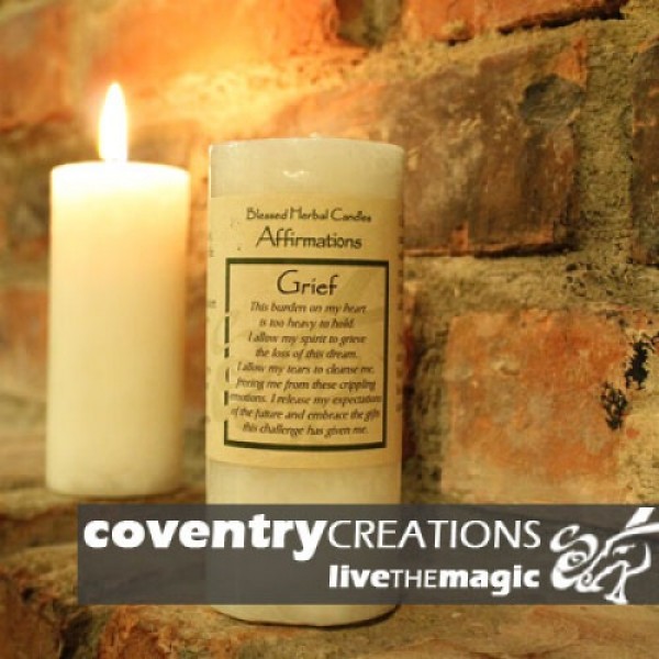 Affirmation Candle: Grief