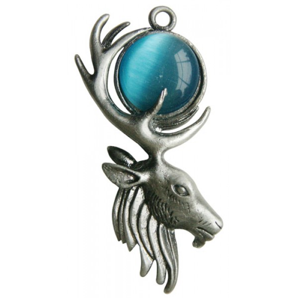 Moon Stag Pendant ~ Mystical Power