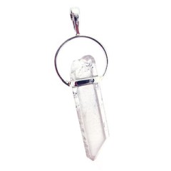 Pendentif Cristal de quartz, Sterling Pendentif Cristal de quartz, Sterling