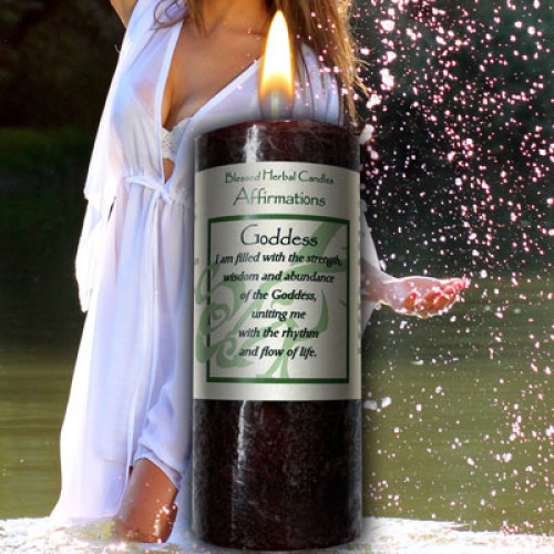 Affirmation bougie - déesse Affirmation bougie - déesse
