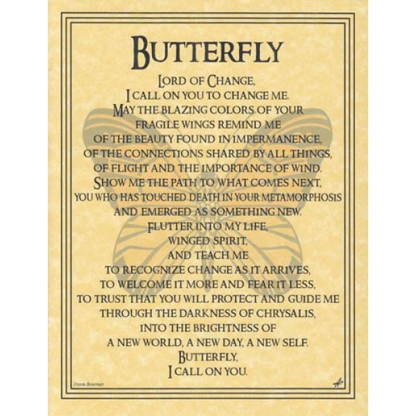 Altar Poster: Butterfly