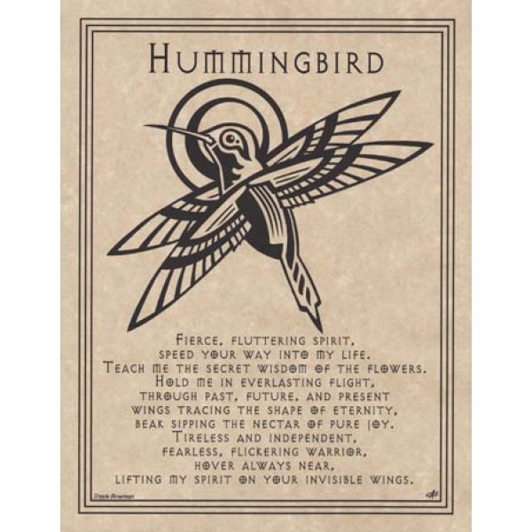 Altar Poster: Hummingbird