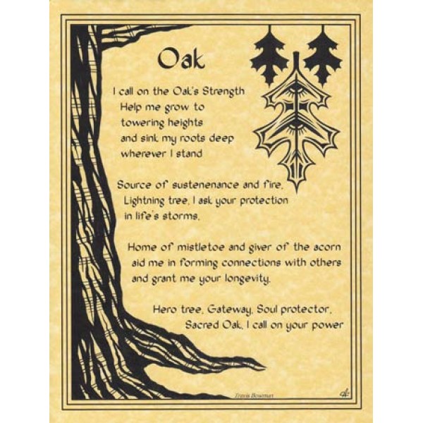 Altar Poster: Oak