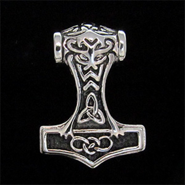 Thor's Hammer Pendant, Sterling