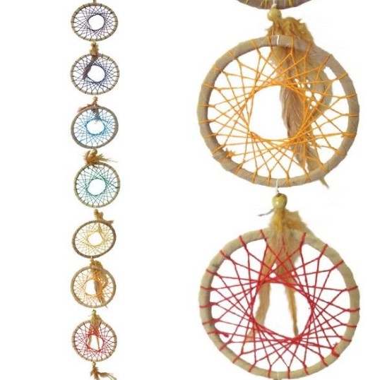 Chakra Dreamcatcher Hanging Chakra Dreamcatcher Hanging