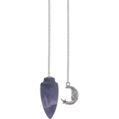 Pendule lune Amethyste Pendule lune Amethyste