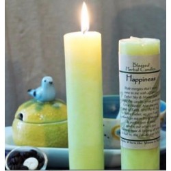 Blessed Herbal Candle - Happiness