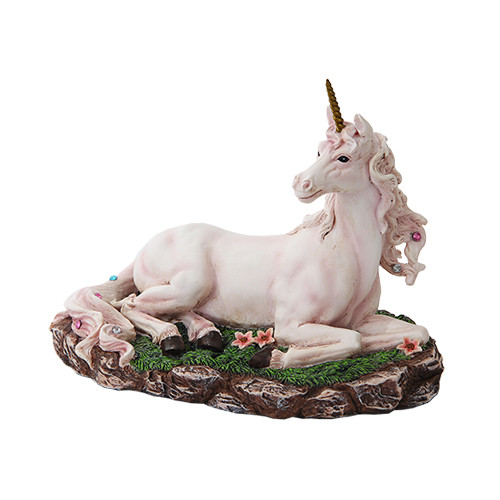 Statue de licorne au repos Statue de licorne au repos
