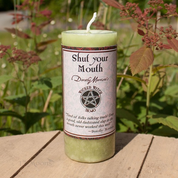 Wicked Witch Candle: Shut Your Mouth!