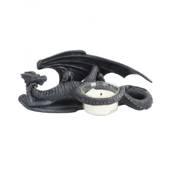 Laying Dragon Candle Holder