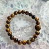 Tiger Eye Heart Bracelet, Child Size