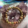 Bracelet Coeur Unakite, Taille Enfant Bracelet Coeur Unakite, Taille Enfant