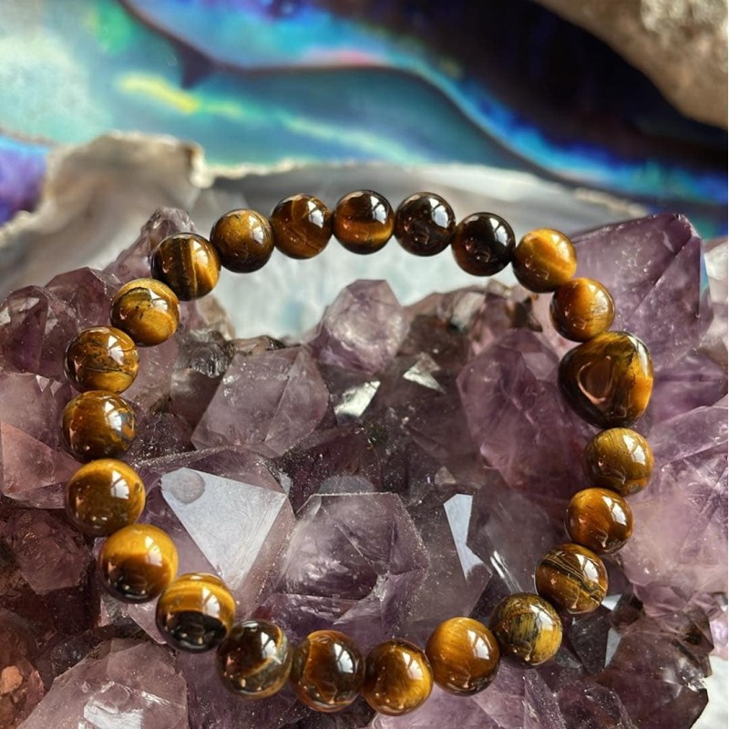 Tiger Eye Heart Bracelet, Child Size Tiger Eye Heart Bracelet, Child Size