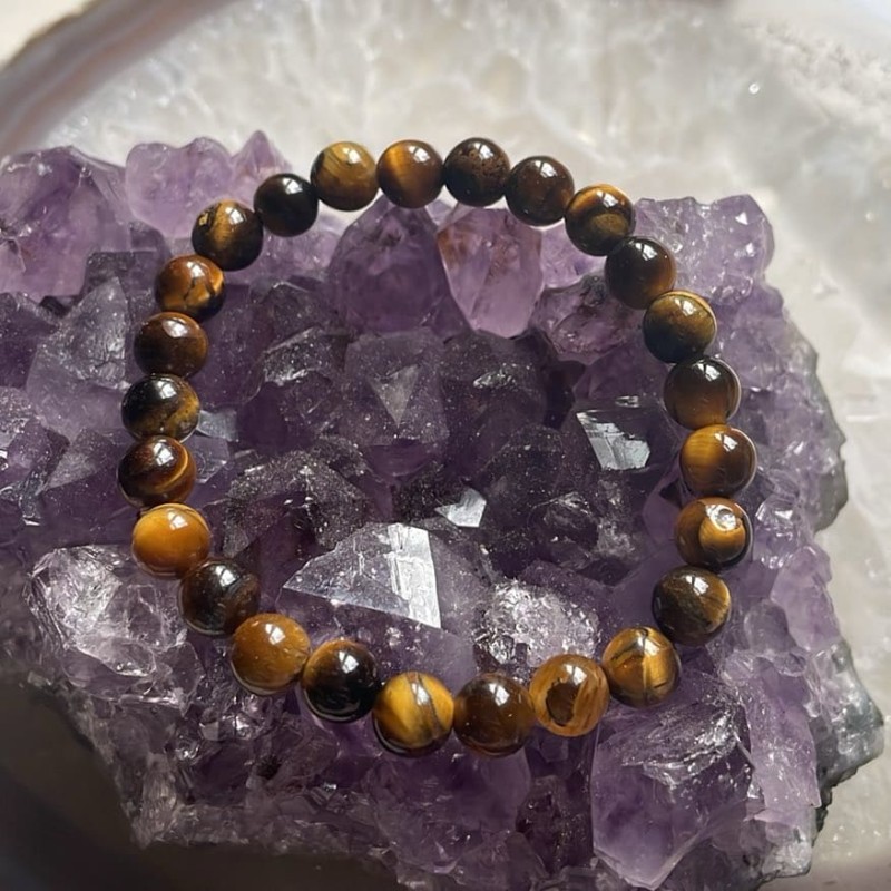 Bracelet oeil de tigre, grade A, taille enfant Bracelet oeil de tigre, grade A, taille enfant