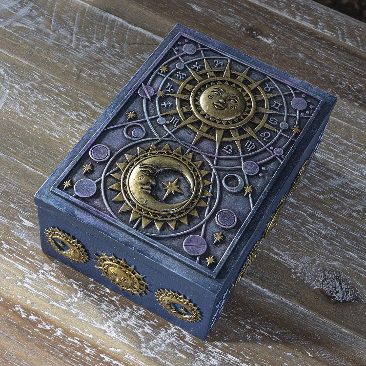 Boîte de cartes de tarot d’astrologie Boîte de cartes de tarot d’astrologie