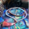 Perles de prière (mala) : Quartz rose et rhodonite Perles de prière (mala) : Quartz rose et rhodonite