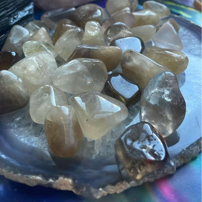 Citrine, Roulée - Naturelle Citrine, Roulée - Naturelle
