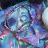 Perles de prière (mala) : Améthyste et Lépidolite Perles de prière (mala) : Améthyste et Lépidolite