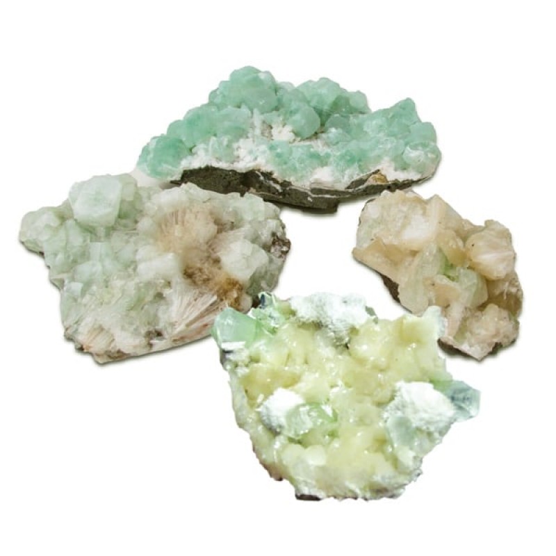 Spécimen de cristal d’Apophyllite verte Spécimen de cristal d’Apophyllite verte