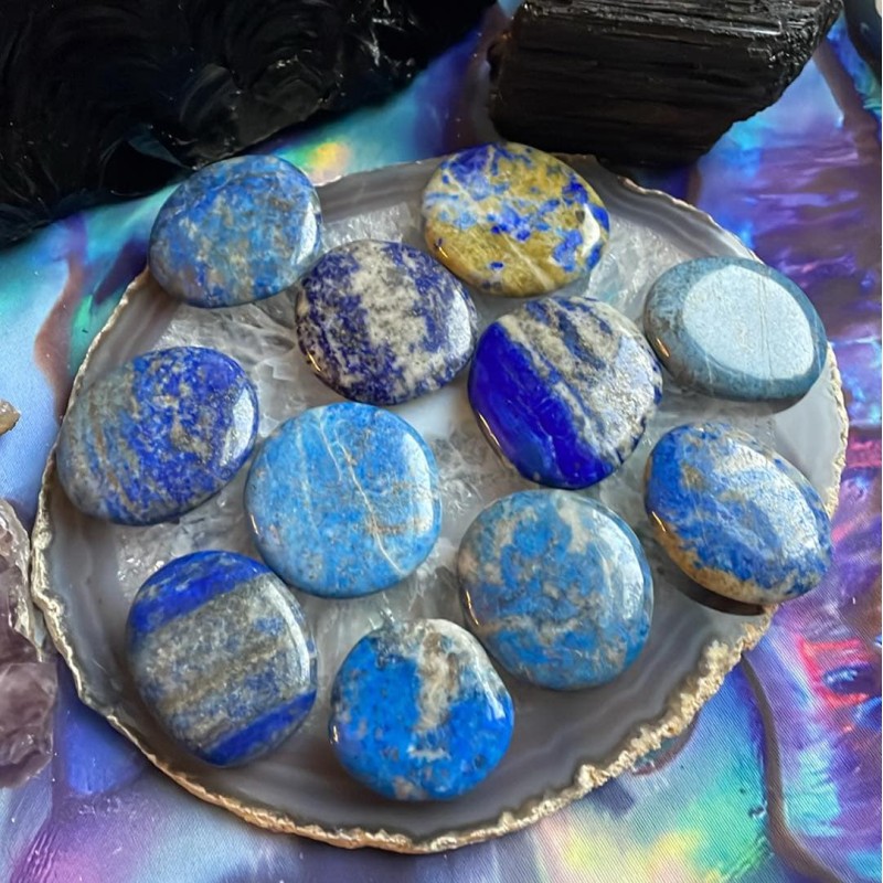 Lapis Lazuli Palm Stone Lapis Lazuli Palm Stone