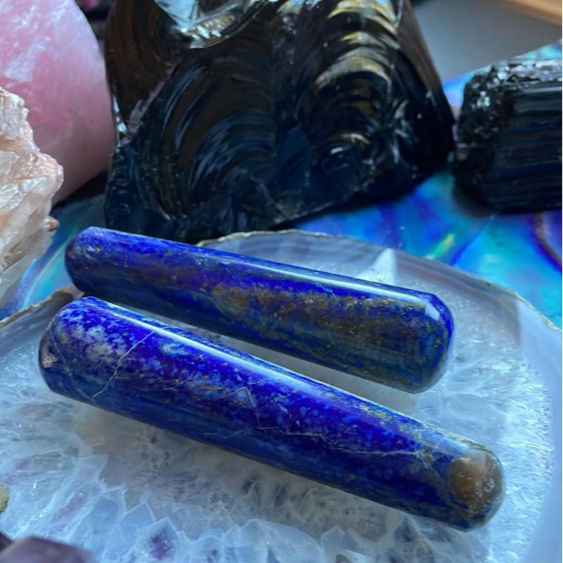 Baguette gemme en lapis-lazuli